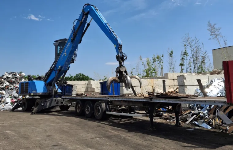 Recyclage et chargement de ferraille industrielle à Lyon, Nord Isère, Remetter Rouchon Recyclage